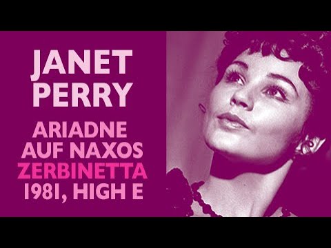 Janet Perry - Strauss: ARIADNE AUF NAXOS, Zerbinetta's aria, Paris 1981 High E6