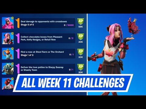 All Week 11 Epic and Legendary Quest Challenges Guides in Fortnite Chapter 2 Season 5