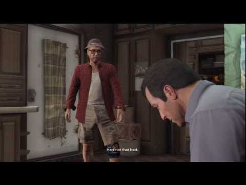 112 Grand Theft Auto V Walkthrough HD PS3 (Bank Job Escape)