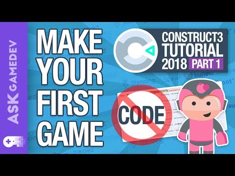 Make a Game without Coding using Construct 3!