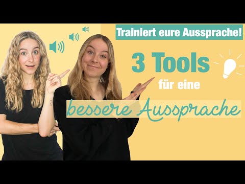 BESSERE AUSSPRACHE: 3 Tools und Webseiten, um eure Aussprache zu verbessern - Deutsch Aussprache