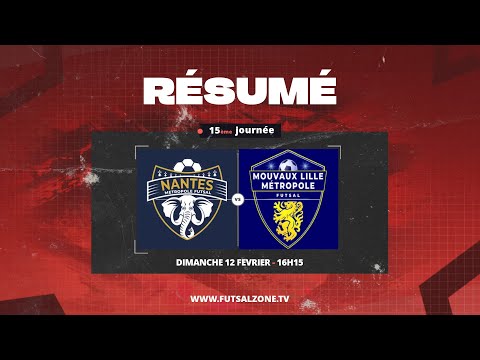 D1 Futsal -  J15  Nantes Métropole Futsal vs Mouvaux Lille Métropole Futsal