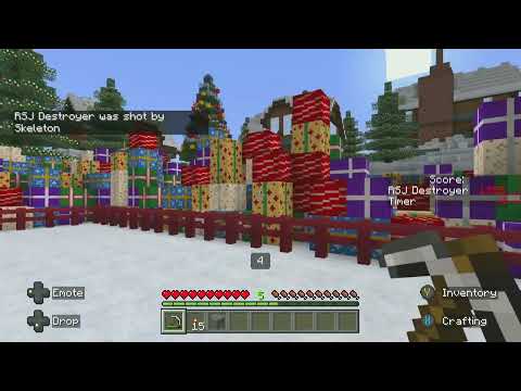 Insane Holiday Mining Challenge in Minecraft!
