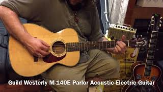 Video thumbnail for Guild Westerly M-140E Parlor Acoustic-Electric Guitar by Morrell Music Company