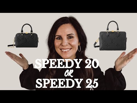 LOUIS VUITTON SPEEDY BANDOULIERE 20 VS 25 WHICH IS BEST FOR YOU?