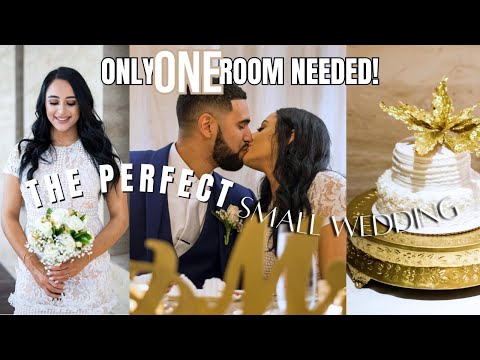 SMALL INTIMATE WEDDING INSPO! EASY WEDDING IDEA- MINIMAL PLANNING!