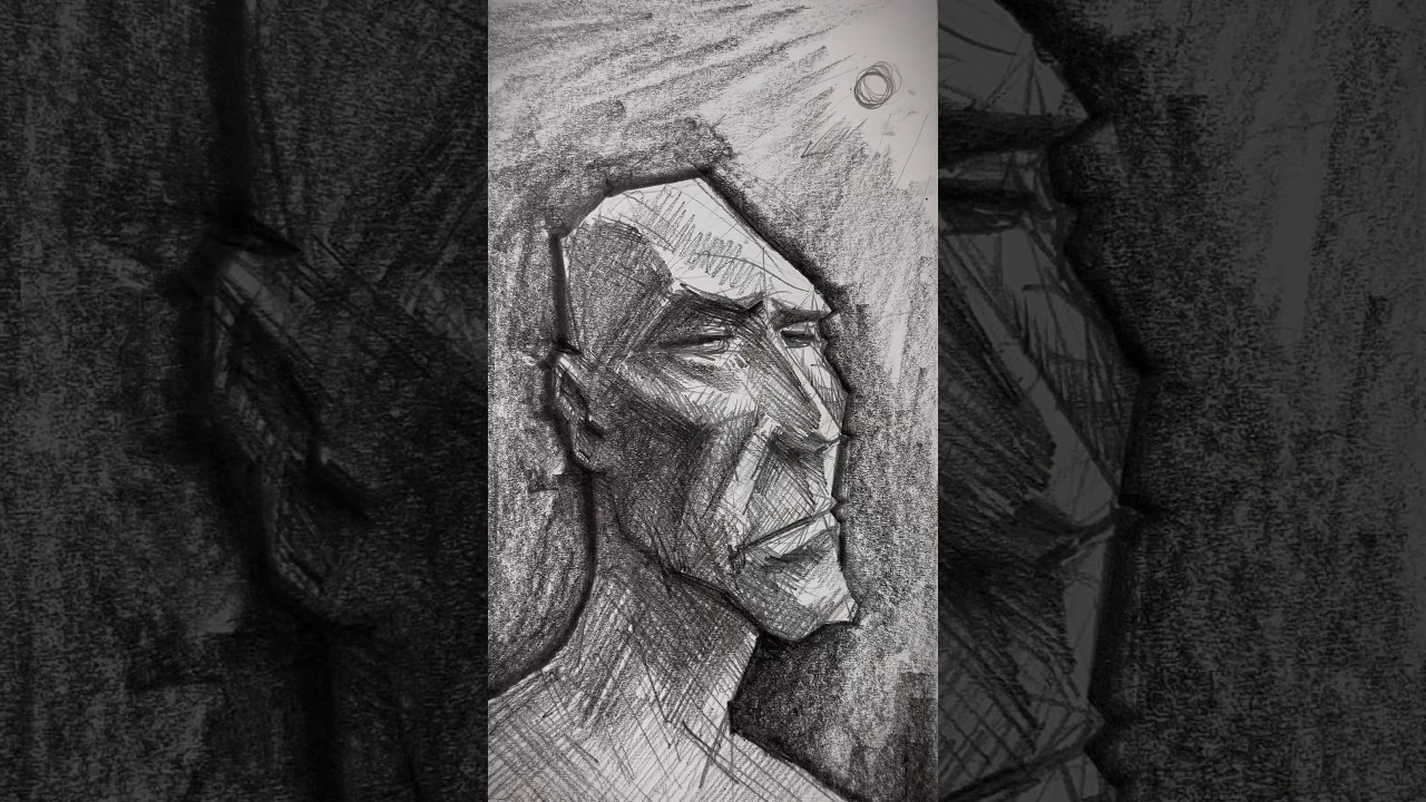 Draw a Face just by Hatching!