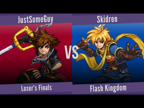 JustSomeGuy (Sora, Ichigo) vs. Skidren (Isaac) - Loser's Finals - Flash Kingdom