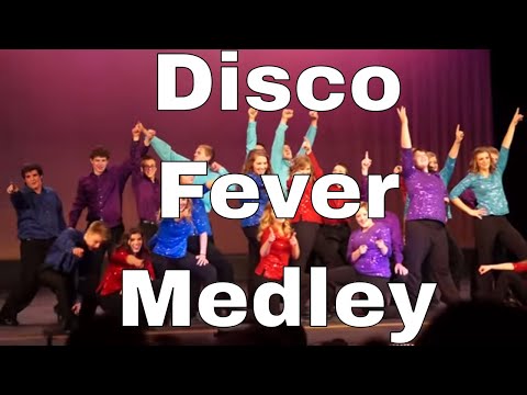 Jive performing "Disco Fever" Medley at Winter Showcase 2015
