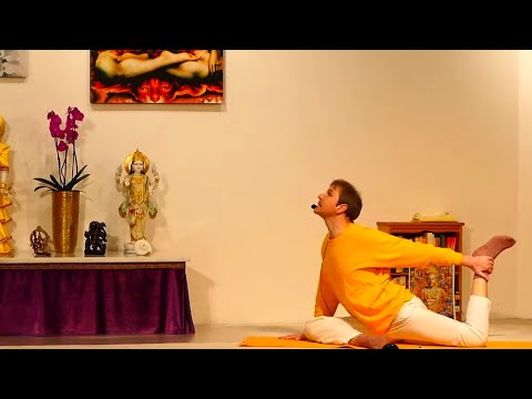 Spezielle Yogastunde "Vorwärtsbeugen" mit Ananta - Yoga Vidya Ashram Live - 9:15 Uhr 30.11.2021