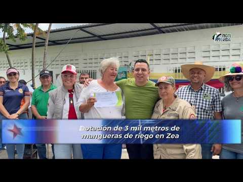 🚜 Dotación de 3 mil metros de mangueras de riego en Zea