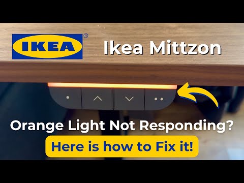 How to Fix the Orange Light on the IKEA Mittzon Desk (Not Responding)