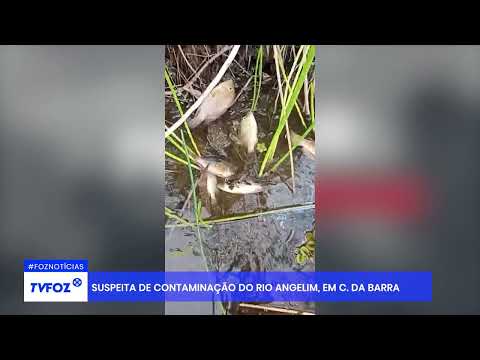 Suspeita de contaminação do Rio Angelim, em Conceição da Barra