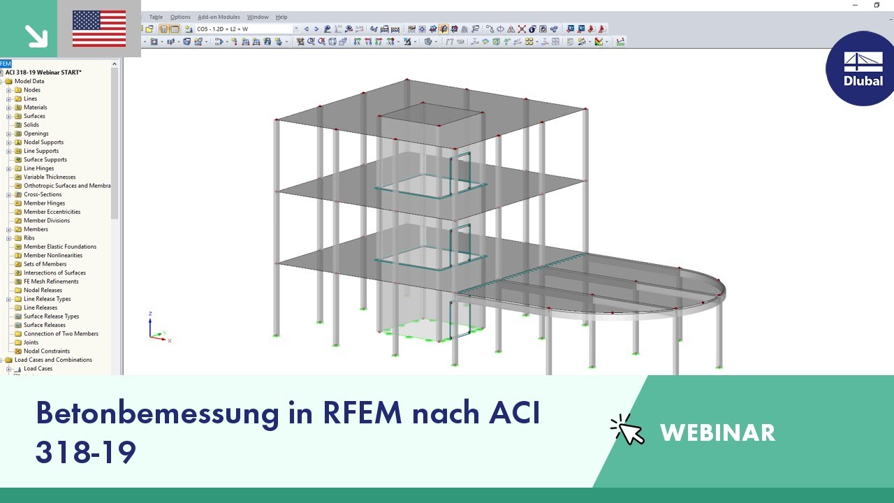 Webinar | Betonbemessung in RFEM nach ACI 318-19