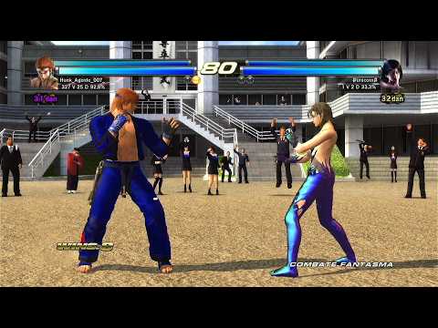 89_5 Hwoarang y Baek (Dante sk17) vs UNKNOWN y JUN ryona - Tekken Tag 2 - PS3 Offline