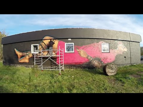 Bogdan Scutaru - Det Gule Pakhus Mural