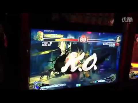 USF4: Hugo vs YHC-Mochi (Dhalsim) - The Impossible MU !