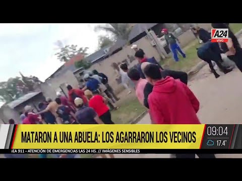 🚨 JUSTICIA POR MANO PROPIA EN MORENO TRAS EL ASESINATO A GOLPES DE UNA ABUELA