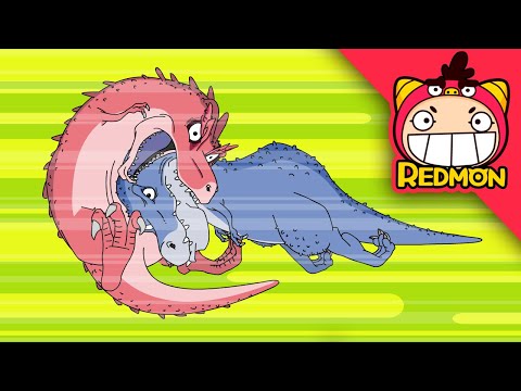Who is the strongest one of all? | Exploring dinosaurs | dinosaur cartoon | REDMON