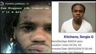 Hoodrich Pablo Juan Jumped & Goons Snatch All His Chains, Gunna Arrested & Misses Show