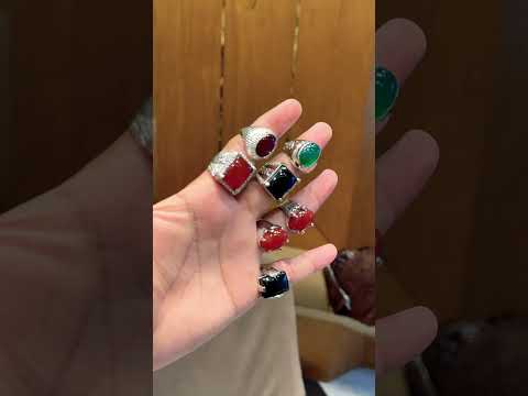 Original Aqeeq Stone Rings✨