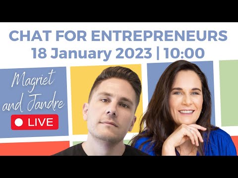 🚀 Social Media Tips for Entrepreneurs - LIVE CHAT - Magriet & Jandre!