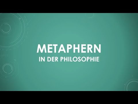 Metaphern in der Philosophie (einfach und kurz erklärt)