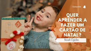 DIY Cartão de Natal super rápido e fácil