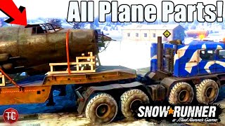 SnowRunner: ALL AIRPLANE PARTS LOCATIONS! (The Star In The Sky)