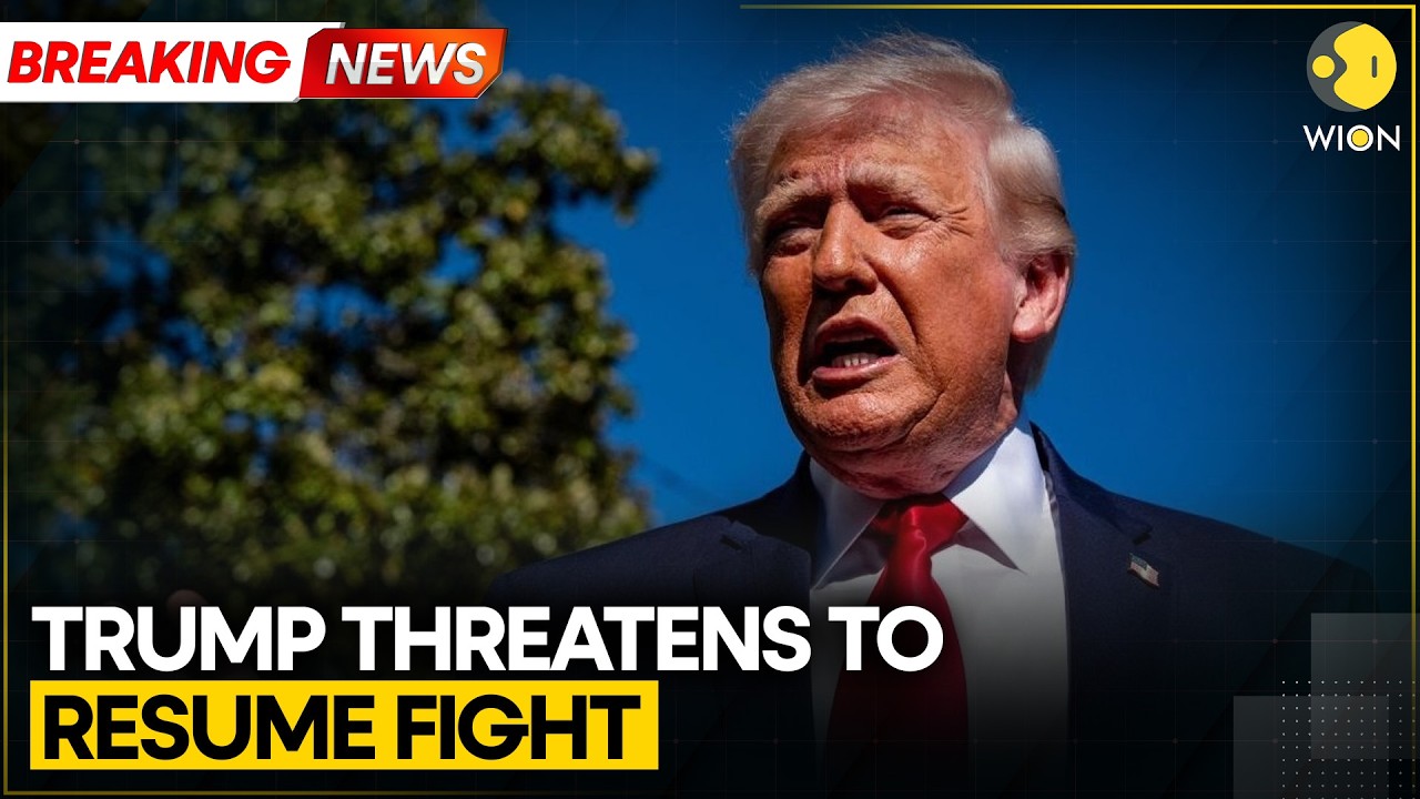 BREAKING: Trump Threatens To Resume Fight With Iran If No Deal Reached | WION