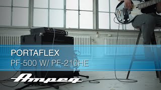 Video thumbnail for Ampeg | Portaflex PF-500 W/ PF-210HE by Ampeg