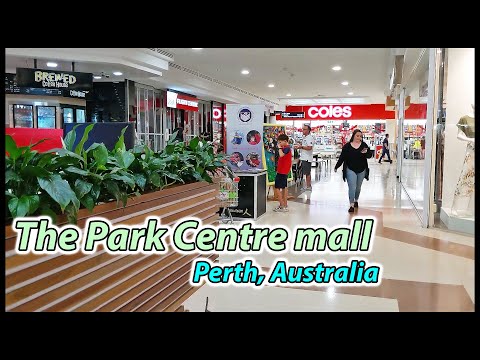 Passeio a pé: Passeio pelo Park Centre Shopping Center no Victoria Park | Perth - AUSTRÁLIA