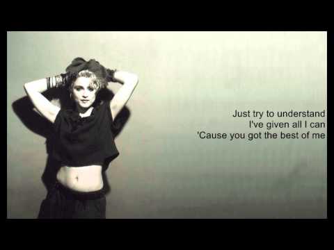 Madonna - Borderline (Lyrics On Screen)