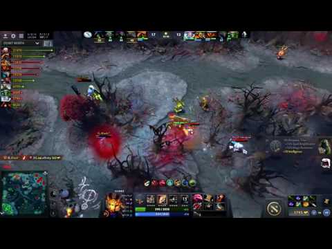 Arteezy Lifestealer Armlet Toggle 1v4 - Dota 2 Intense Moment
