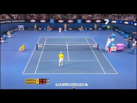 Australian Open 2011 QF Novak Djokovic vs Tomas Berdych highlights [HD]