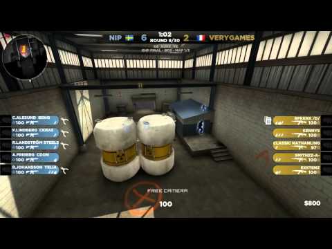 EH AMD Sapphire Invitational - NiP vs. VeryGames de_nuke_ve