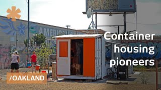 Containertopia: cargo container tiny home town on Oakland lot