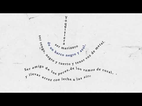 Poemas Edith Vera | Quisiera ser marinero - Gabriel Tieffemberg