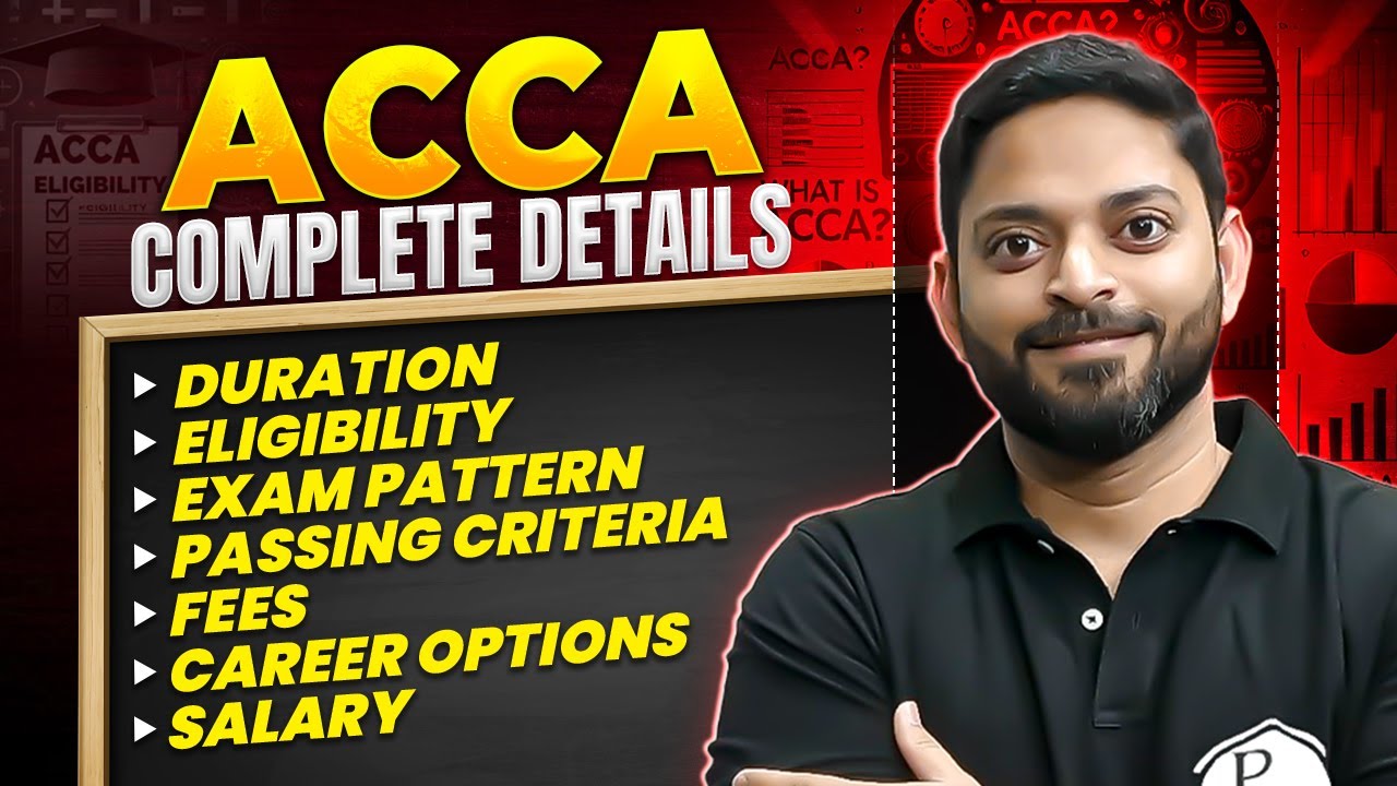 ACCA Course 2025 Full Details? | Duration, Eligibility, Fees, Salary & Career @accabypw