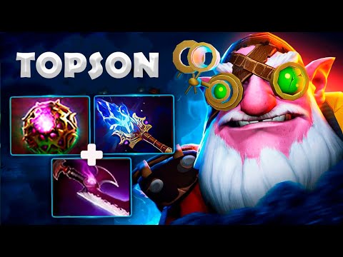 AMAZING BUILD - TOPSON SNIPER MID - 12k MMR Average #dota2gameplay #topson #dota2 #dota #miracle