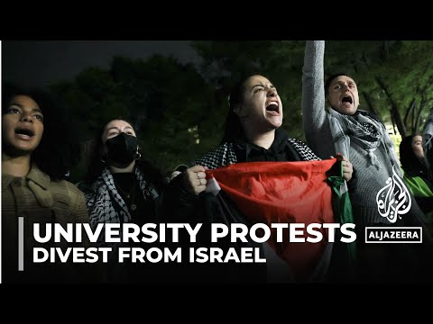 Palestine solidarity: Second week of protests across US campuses