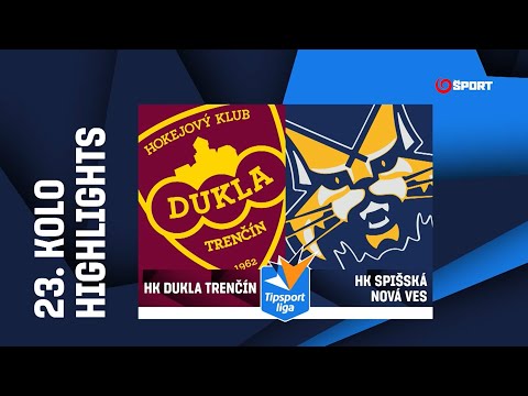 23. kolo: HK Dukla Trenčín - HK Spišská Nová Ves 3:1 (1:0, 1:1, 1:0)