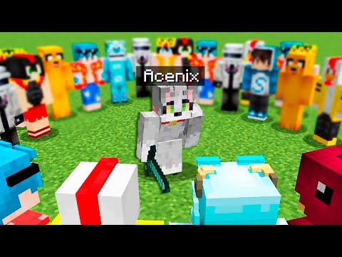 Minecraft: ACENIX vs TODOS LOS COMPAS 😱🔪 MINECRAFT SPEEDRUN vs ASESINOS