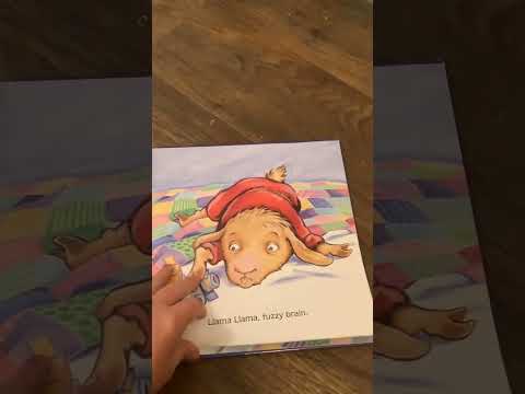 Reading the book! Llama Llama Home With Mama!
