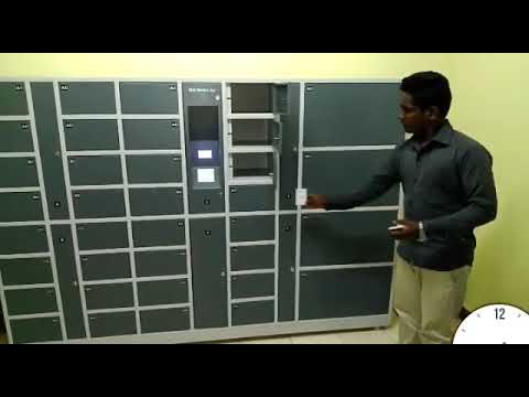 Multicolor automatic rfid smart industrial locker, model nam...