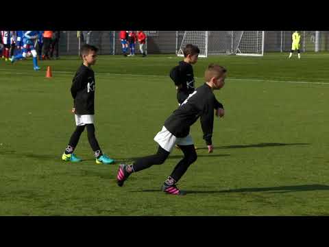 S.V Wilhelminaschool JO9-1 -  Sportclub Enschede JO9-1 2e helft 24-3-2018