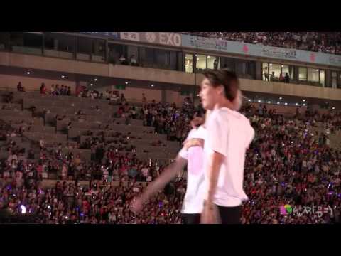 20140815 SM Concert ending KAI, Taemin