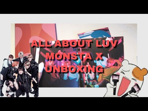 [📦] all about luv monsta x first full english album unboxing