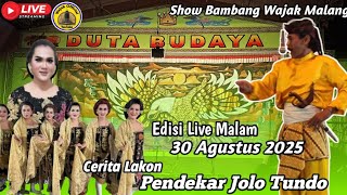 Live Ludruk Duta Budaya Bambang Wajak Malang