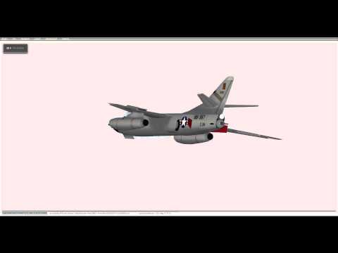 B-66 Planemaker Landing Gear Operation